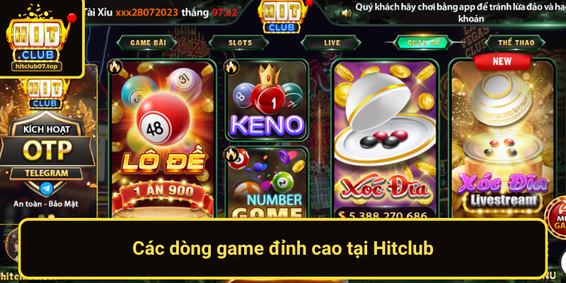 Cac Dong Game Dinh Cao Tai Hitclub